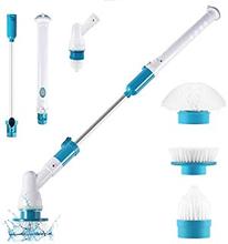 Brosse de Nettoyage，Sans Fil avec 3 brosses pour salle de bain Toilettes douche cuisine